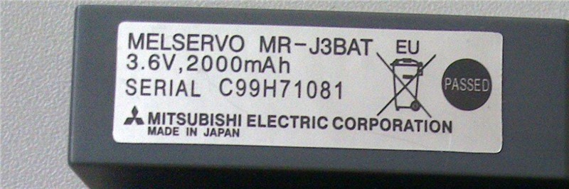 供应三菱MR-J3伺服锂电池MR-J3BAT